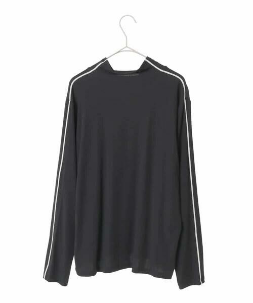 HIROKO BIS GRANDE / ヒロコビス グランデ カットソー | 【大きいサイズ】配色ラインハイネックインナートップ /洗える | 詳細14