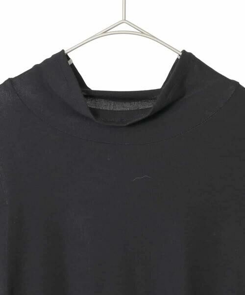 HIROKO BIS GRANDE / ヒロコビス グランデ カットソー | 【大きいサイズ】配色ラインハイネックインナートップ /洗える | 詳細15