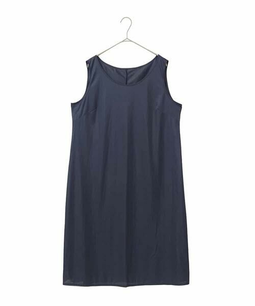 HIROKO BIS GRANDE / ヒロコビス グランデ ロング・マキシ丈ワンピース | 【大きいサイズ】ウエストギャザーチェックプリントワンピース /洗濯機で洗える | 詳細6