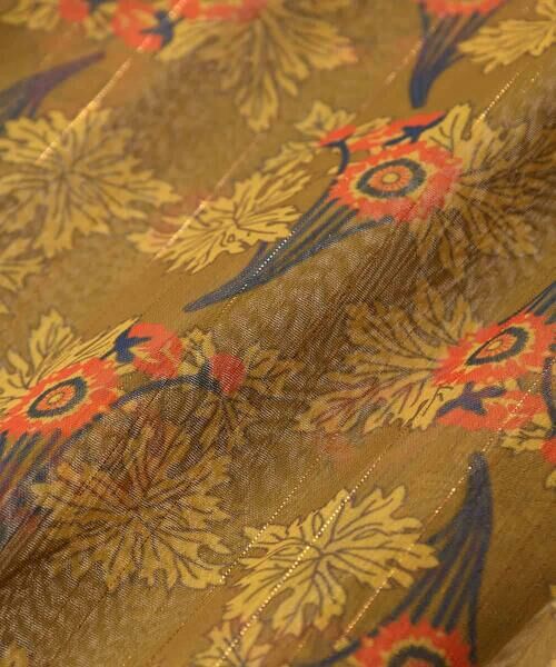 HIROKO BIS GRANDE / ヒロコビス グランデ ロング・マキシ丈ワンピース | 【大きいサイズ】ボタニカルプリント楊柳ワンピース /洗える | 詳細6