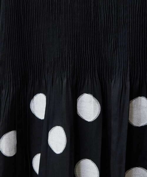 HIROKO BIS GRANDE / ヒロコビス グランデ ロング・マキシ丈ワンピース | 【大きいサイズ】ドット柄カットジャカードワンピース | 詳細4