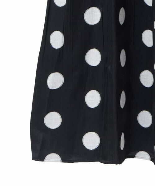 HIROKO BIS GRANDE / ヒロコビス グランデ ロング・マキシ丈ワンピース | 【大きいサイズ】ドット柄カットジャカードワンピース | 詳細5