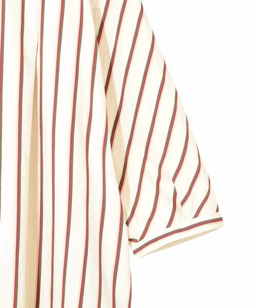 HIROKO BIS GRANDE / ヒロコビス グランデ ロング・マキシ丈ワンピース | 【大きいサイズ】ストライプシャツワンピース | 詳細10