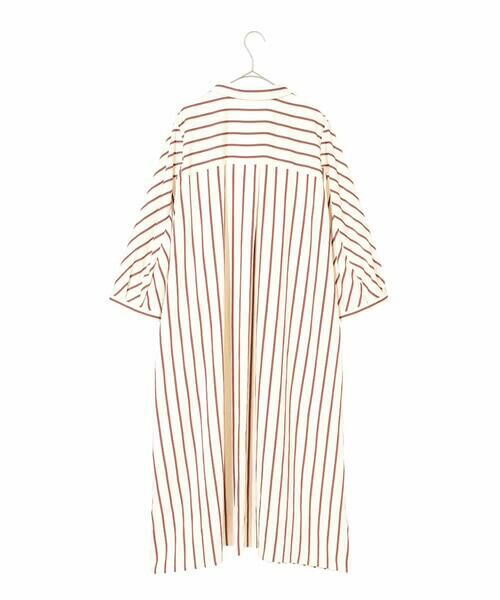 HIROKO BIS GRANDE / ヒロコビス グランデ ロング・マキシ丈ワンピース | 【大きいサイズ】ストライプシャツワンピース | 詳細3