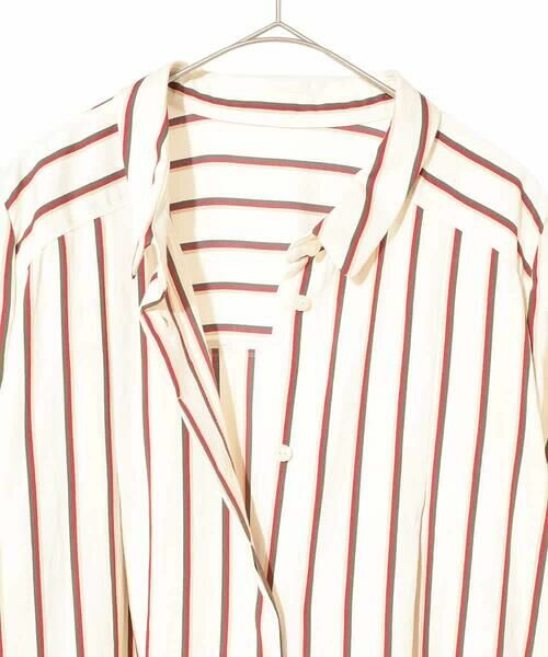 HIROKO BIS GRANDE / ヒロコビス グランデ ロング・マキシ丈ワンピース | 【大きいサイズ】ストライプシャツワンピース | 詳細8