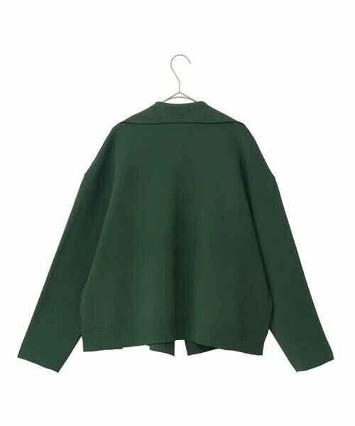 HIROKO BIS GRANDE / ヒロコビス グランデ セットアップ | 【大きいサイズ】ミラノリブニットジャケット /洗える | 詳細1