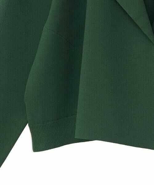 HIROKO BIS GRANDE / ヒロコビス グランデ セットアップ | 【大きいサイズ】ミラノリブニットジャケット /洗える | 詳細4