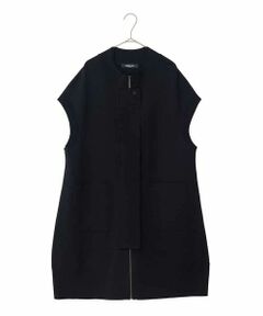 HIROKO BIS GRANDE / ヒロコビス グランデ ベスト | 【大きいサイズ】ミラノリブニットベスト /洗える
