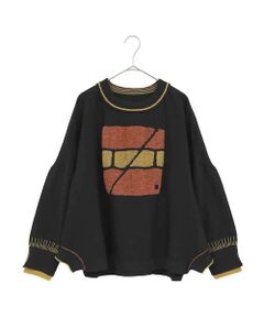 HIROKO BIS GRANDE / ヒロコビス グランデ ニット・セーター | 【大きいサイズ】カラフルジャカードニットプルオーバー