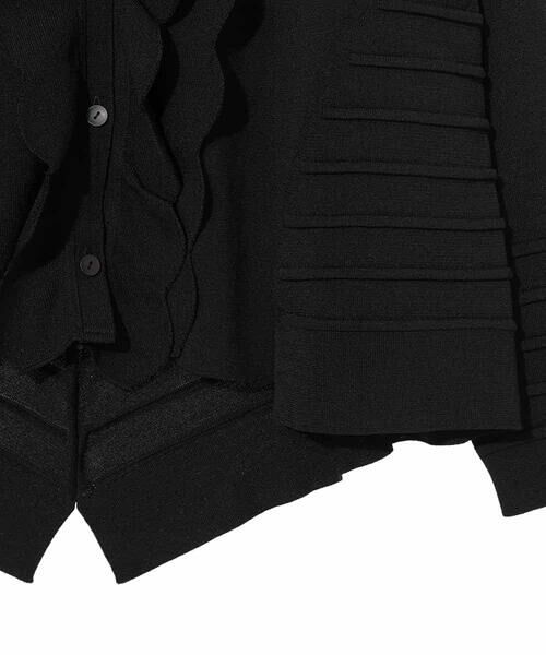 HIROKO BIS GRANDE / ヒロコビス グランデ カーディガン・ボレロ | 【大きいサイズ】スカラップニットカーディガン | 詳細4