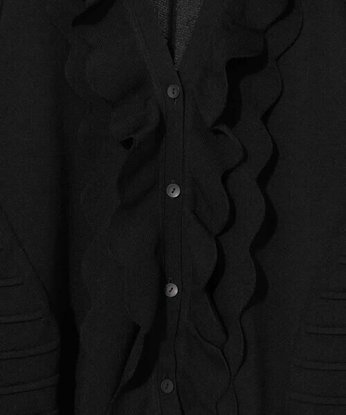 HIROKO BIS GRANDE / ヒロコビス グランデ カーディガン・ボレロ | 【大きいサイズ】スカラップニットカーディガン | 詳細5