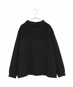 HIROKO BIS GRANDE / ヒロコビス グランデ ニット・セーター | 【大きいサイズ】スカラップデザインニット