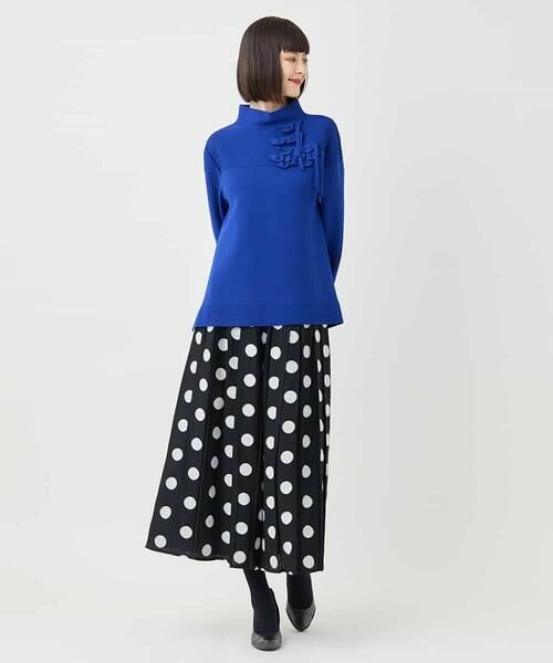 HIROKO BIS GRANDE / ヒロコビス グランデ ニット・セーター | 【大きいサイズ】スカラップデザインニット | 詳細13