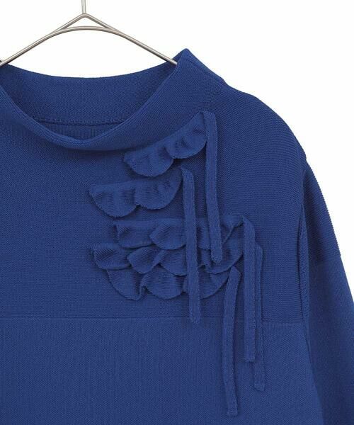 HIROKO BIS GRANDE / ヒロコビス グランデ ニット・セーター | 【大きいサイズ】スカラップデザインニット | 詳細3