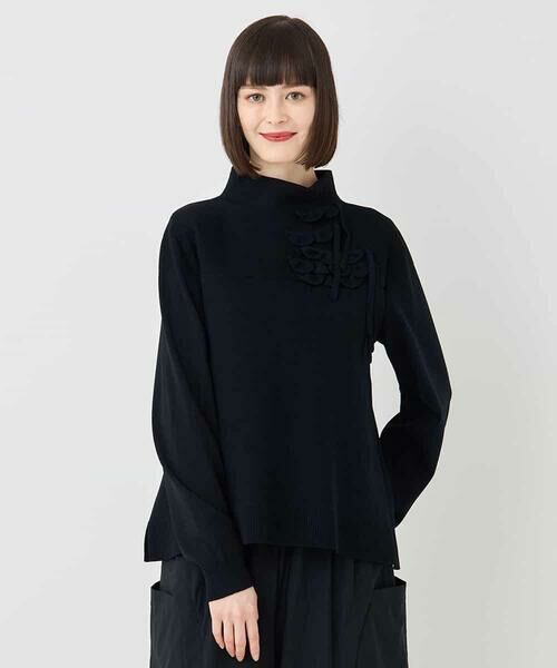 HIROKO BIS GRANDE / ヒロコビス グランデ ニット・セーター | 【大きいサイズ】スカラップデザインニット | 詳細7