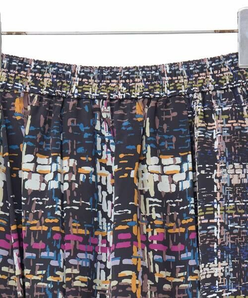 HIROKO BIS GRANDE / ヒロコビス グランデ ロング・マキシ丈スカート | 【大きいサイズ】チェックプリントフレアスカート /洗濯機で洗える | 詳細3