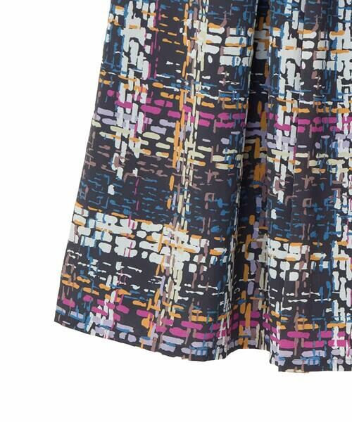 HIROKO BIS GRANDE / ヒロコビス グランデ ロング・マキシ丈スカート | 【大きいサイズ】チェックプリントフレアスカート /洗濯機で洗える | 詳細4