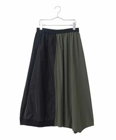 HIROKO BIS GRANDE / ヒロコビス グランデ ロング・マキシ丈スカート | 【大きいサイズ】メモリータフタフレアスカート /洗える