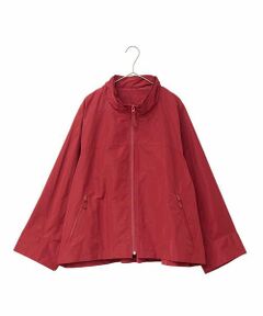 HIROKO BIS GRANDE / ヒロコビス グランデ その他アウター | 【大きいサイズ】メモリータフタジップアップブルゾン /洗える