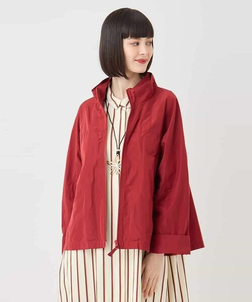 HIROKO BIS GRANDE / ヒロコビス グランデ その他アウター | 【大きいサイズ】メモリータフタジップアップブルゾン /洗える | 詳細15