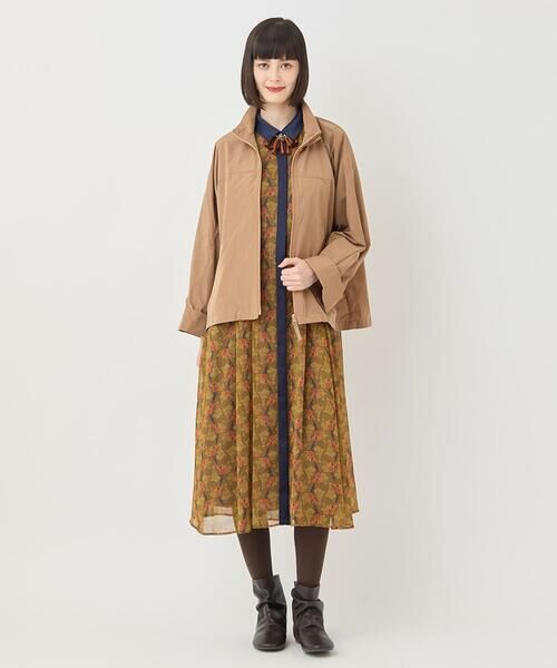 HIROKO BIS GRANDE / ヒロコビス グランデ その他アウター | 【大きいサイズ】メモリータフタジップアップブルゾン /洗える | 詳細24