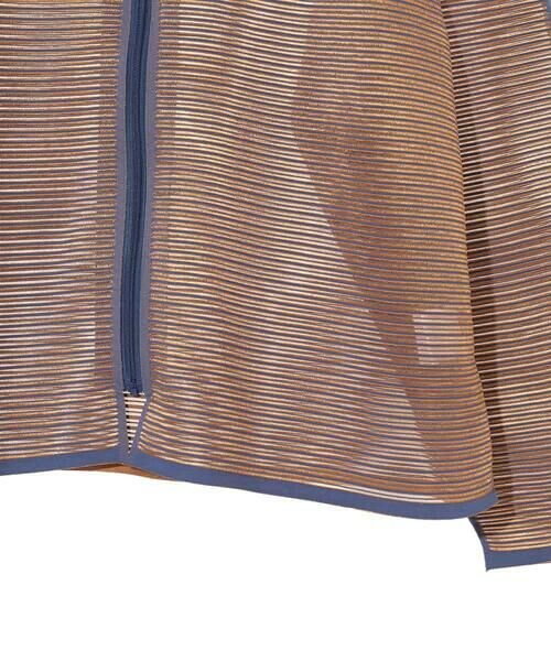 HIROKO BIS GRANDE / ヒロコビス グランデ カーディガン・ボレロ | 【大きいサイズ】配色ボーダーカーディガン | 詳細13