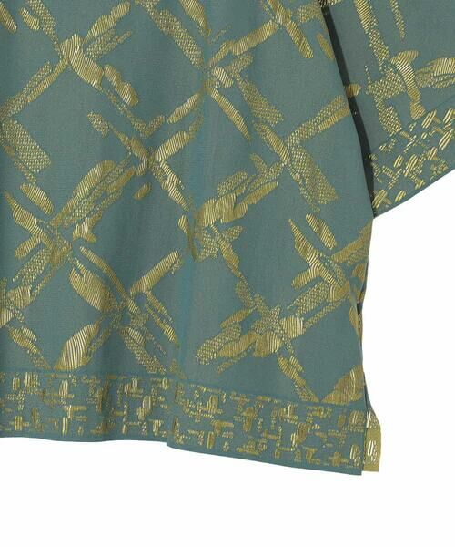 HIROKO BIS GRANDE / ヒロコビス グランデ カットソー | 【大きいサイズ】配色ジャカードプルオーバー | 詳細1