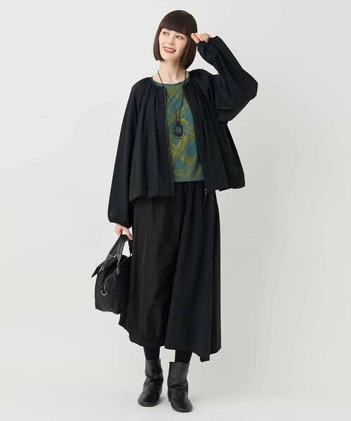 HIROKO BIS GRANDE / ヒロコビス グランデ カットソー | 【大きいサイズ】配色ジャカードプルオーバー | 詳細10