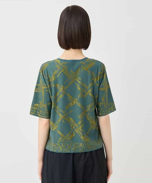 HIROKO BIS GRANDE / ヒロコビス グランデ カットソー | 【大きいサイズ】配色ジャカードプルオーバー | 詳細6