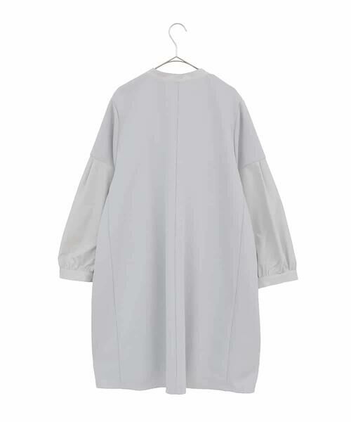 HIROKO BIS GRANDE / ヒロコビス グランデ チュニック | 【大きいサイズ】異素材切り替えチュニック /洗える | 詳細1