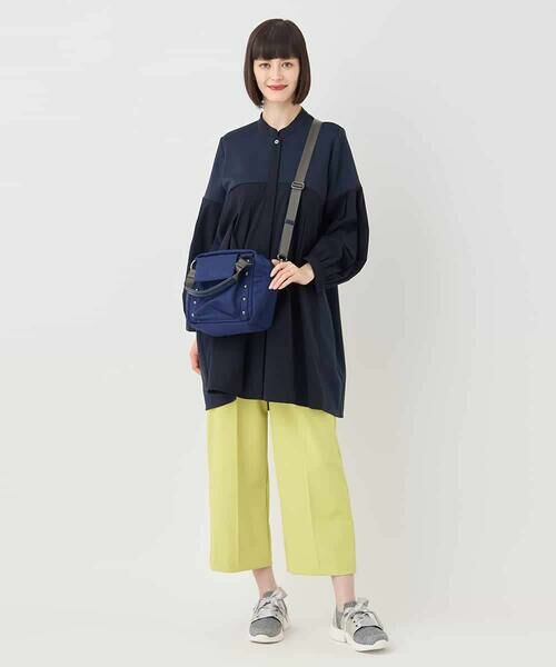HIROKO BIS GRANDE / ヒロコビス グランデ チュニック | 【大きいサイズ】異素材切り替えチュニック /洗える | 詳細18