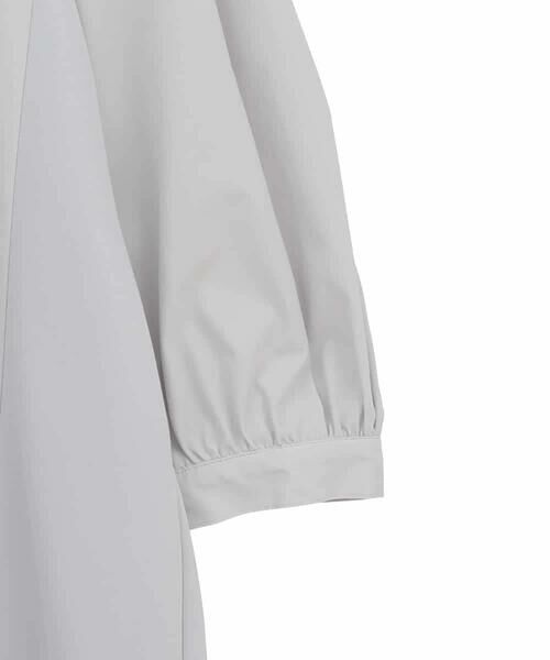 HIROKO BIS GRANDE / ヒロコビス グランデ チュニック | 【大きいサイズ】異素材切り替えチュニック /洗える | 詳細4