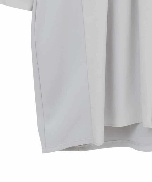 HIROKO BIS GRANDE / ヒロコビス グランデ チュニック | 【大きいサイズ】異素材切り替えチュニック /洗える | 詳細5