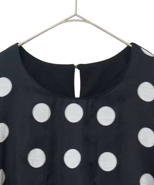 HIROKO BIS GRANDE / ヒロコビス グランデ カットソー | 【大きいサイズ】ドットジャカードカットソー | 詳細2