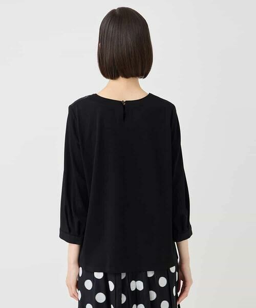 HIROKO BIS GRANDE / ヒロコビス グランデ カットソー | 【大きいサイズ】ドットジャカードカットソー | 詳細9