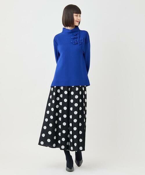 HIROKO BIS GRANDE / ヒロコビス グランデ その他パンツ | 【大きいサイズ】ドットジャカードパンツ | 詳細8