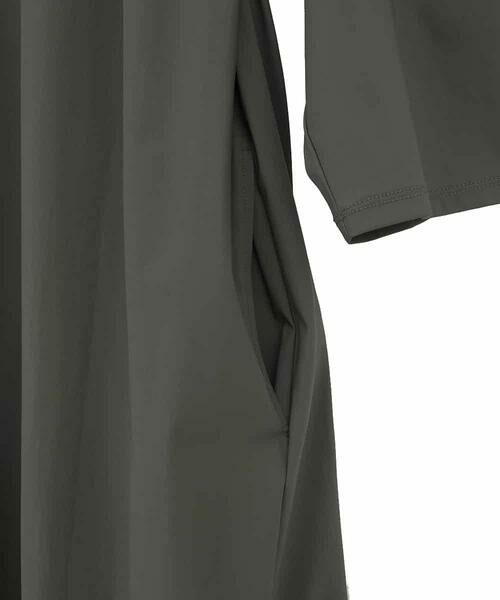 HIROKO BIS GRANDE / ヒロコビス グランデ ロング・マキシ丈ワンピース | 【大きいサイズ】七分丈ナイロンフレアワンピース /洗える | 詳細5