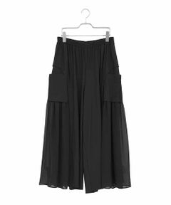 HIROKO BIS GRANDE / ヒロコビス グランデ その他パンツ | 【大きいサイズ】ナイロンフレアパンツ /洗える
