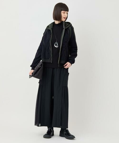 HIROKO BIS GRANDE / ヒロコビス グランデ その他パンツ | 【大きいサイズ】ナイロンフレアパンツ /洗える | 詳細17