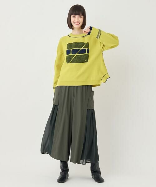 HIROKO BIS GRANDE / ヒロコビス グランデ その他パンツ | 【大きいサイズ】ナイロンフレアパンツ /洗える | 詳細20