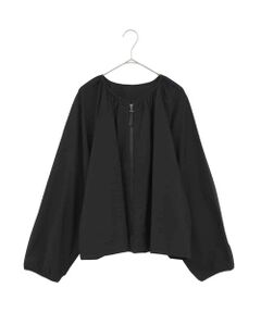 HIROKO BIS GRANDE / ヒロコビス グランデ その他アウター | 【大きいサイズ】ギャザーショートジャケット /洗える