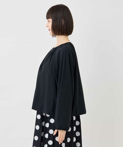 HIROKO BIS GRANDE / ヒロコビス グランデ その他アウター | 【大きいサイズ】ギャザーショートジャケット /洗える | 詳細10