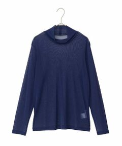 HIROKO BIS GRANDE / ヒロコビス グランデ カットソー | 【大きいサイズ】ハイネックシアープルオーバー /洗濯機で洗える