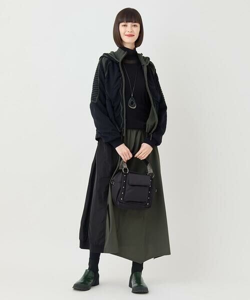 HIROKO BIS GRANDE / ヒロコビス グランデ カットソー | 【大きいサイズ】ハイネックシアープルオーバー /洗濯機で洗える | 詳細17