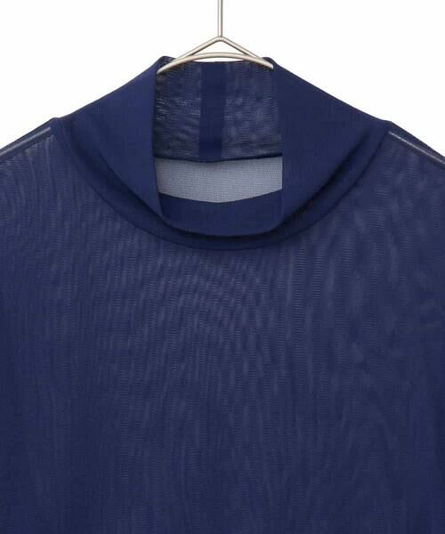 HIROKO BIS GRANDE / ヒロコビス グランデ カットソー | 【大きいサイズ】ハイネックシアープルオーバー /洗濯機で洗える | 詳細2