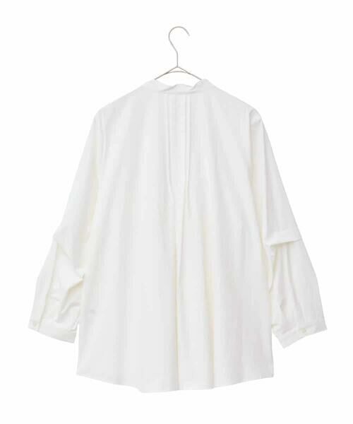 HIROKO BIS GRANDE / ヒロコビス グランデ シャツ・ブラウス | 【大きいサイズ】ピンタックコンシャスブラウス /洗濯機で洗える | 詳細1
