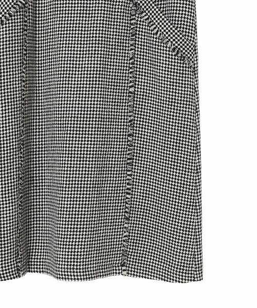 HIROKO BIS GRANDE / ヒロコビス グランデ ロング・マキシ丈スカート | 【大きいサイズ】千鳥チェックツイードジャンパースカート | 詳細16