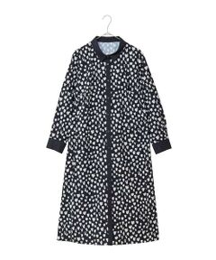 HIROKO BIS GRANDE / ヒロコビス グランデ ロング・マキシ丈ワンピース | 【大きいサイズ】ハート柄ドット衿付きシャツワンピース /洗える