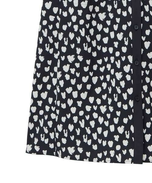 HIROKO BIS GRANDE / ヒロコビス グランデ ロング・マキシ丈ワンピース | 【大きいサイズ】ハート柄ドット衿付きシャツワンピース /洗える | 詳細21