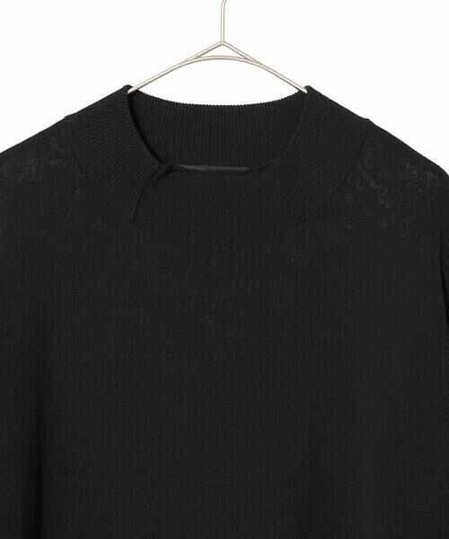 HIROKO BIS GRANDE / ヒロコビス グランデ ニット・セーター | 【大きいサイズ】異素材ジョイントニットプルオーバー | 詳細2